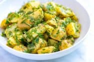How to Make Herb Potato Salad (mayo free)