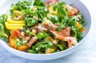 Lemony White Bean Salad Recipe with Prosciutto and Arugula