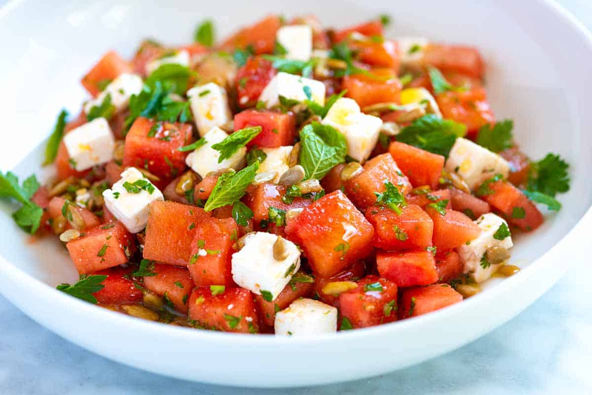 Watermelon and Feta Salad 