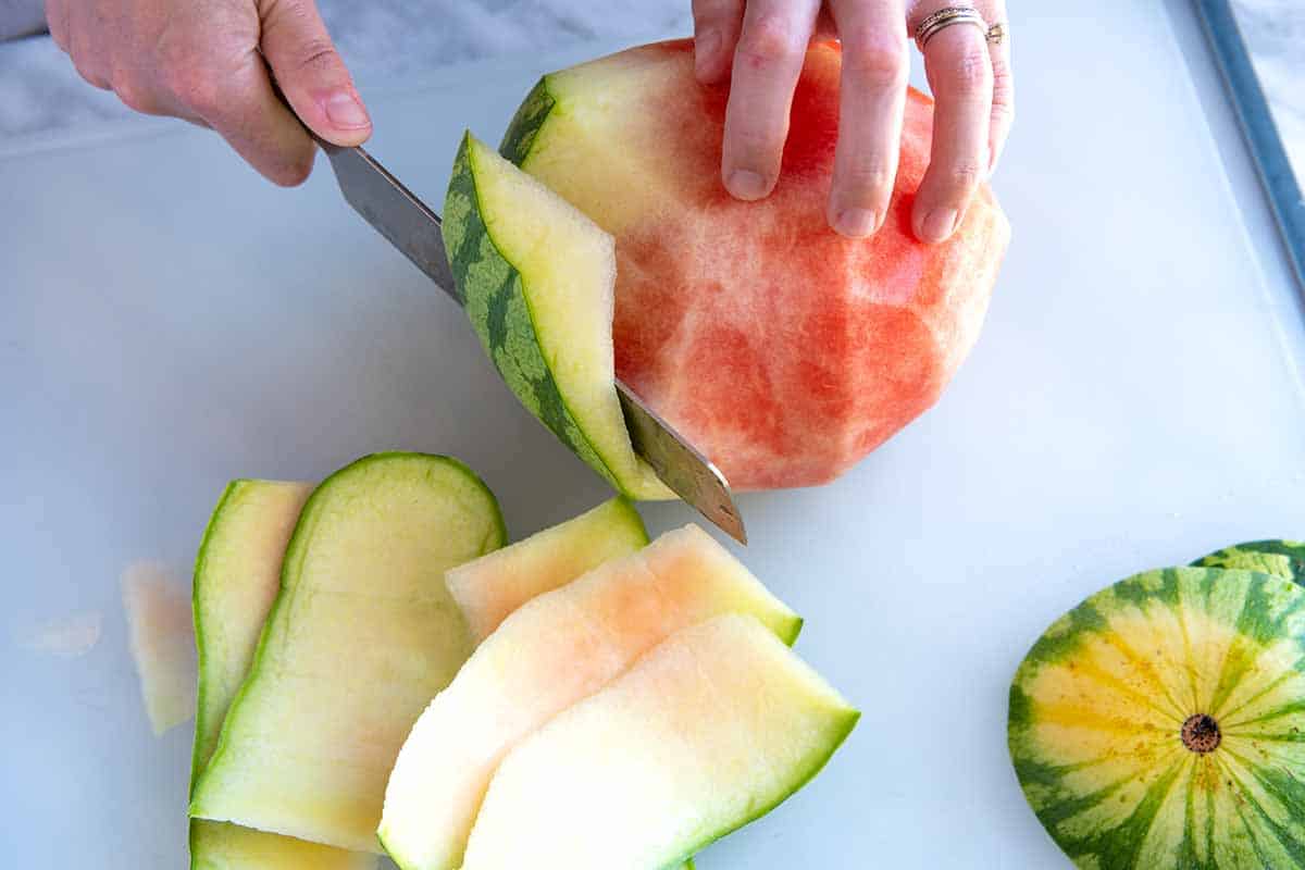 How to Cut a Watermelon for Salad