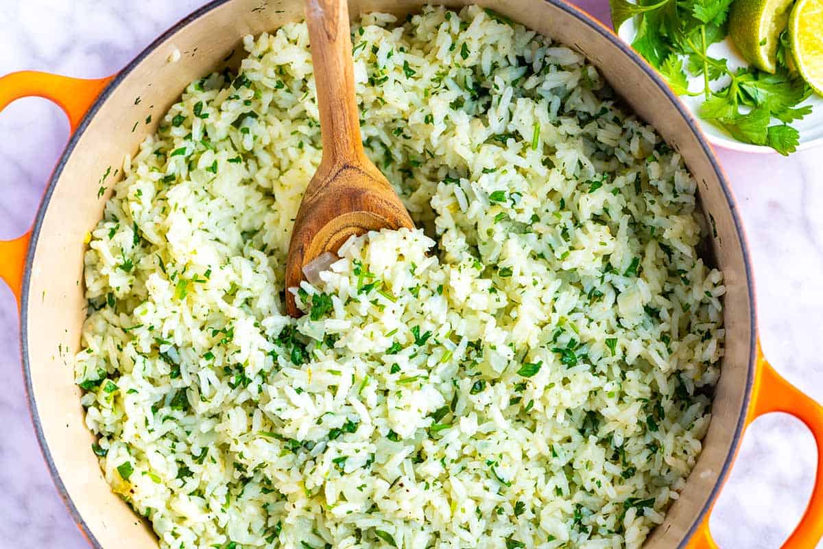 Best Cilantro Lime Rice (Chipotle Copycat Recipe)