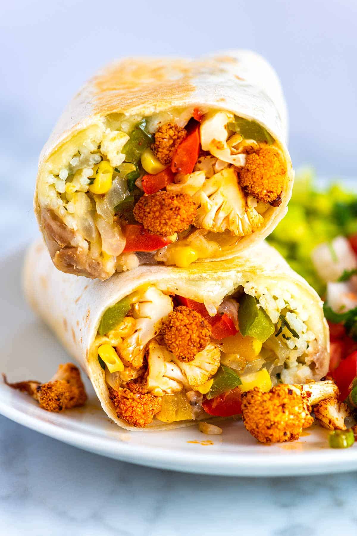 Easy Veggie Burritos