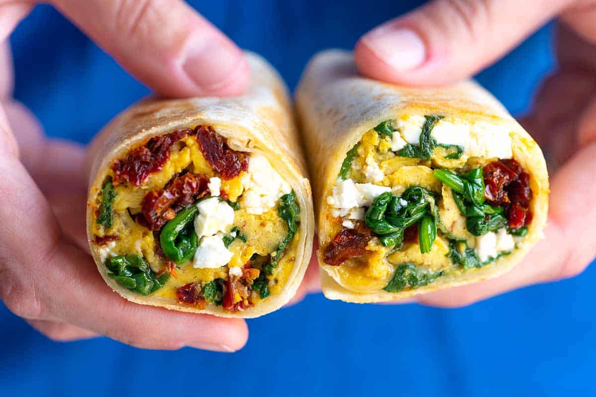 Make Ahead Lunch Wraps - How to Freeze and Thaw Tortilla Wraps