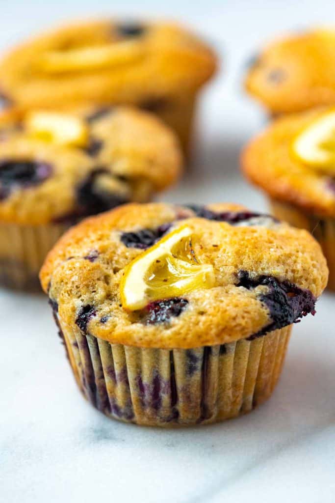 Quick and Easy Lemon Blueberry Muffins