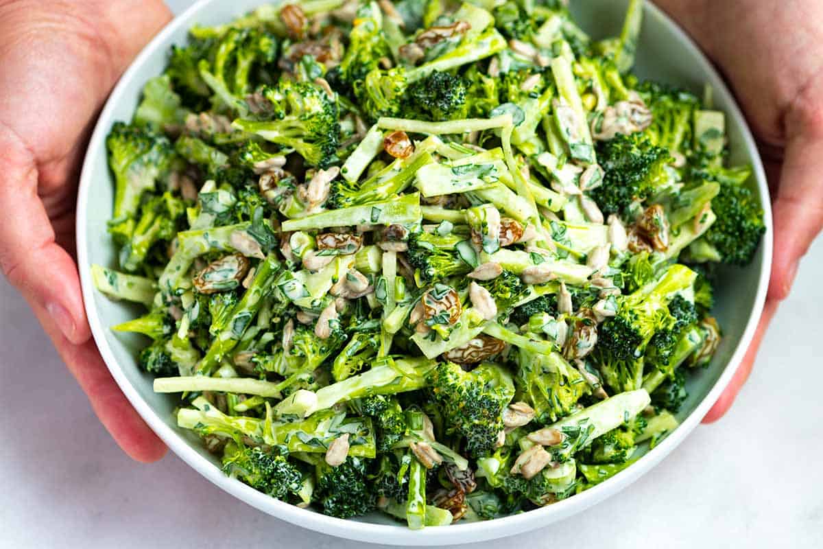 Simple Broccoli Coleslaw