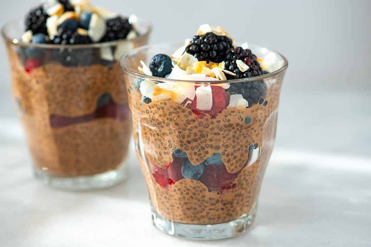 "Berry Bliss Coconut Chia Pudding: A Sumptuous Delight"