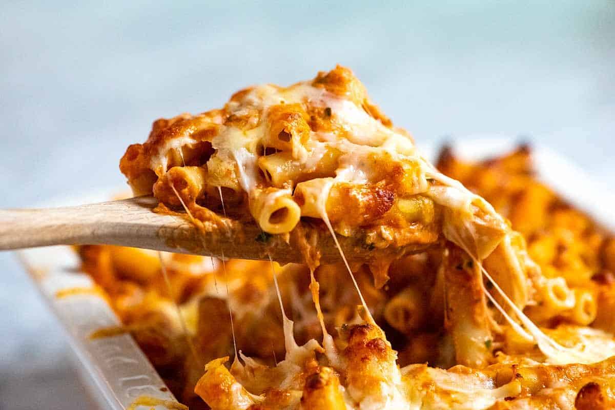 Extra Cheesy Baked Ziti