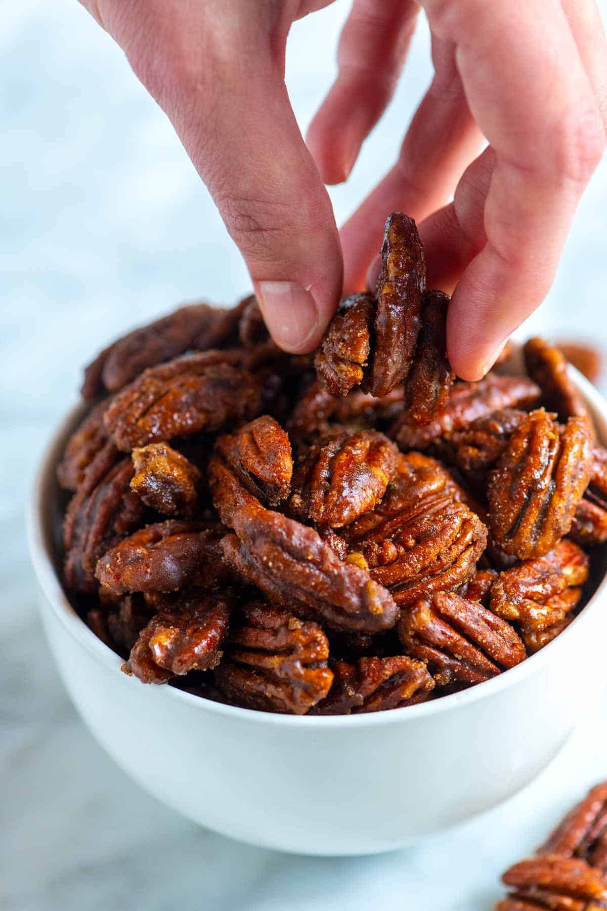 Christmas Candied Pecans