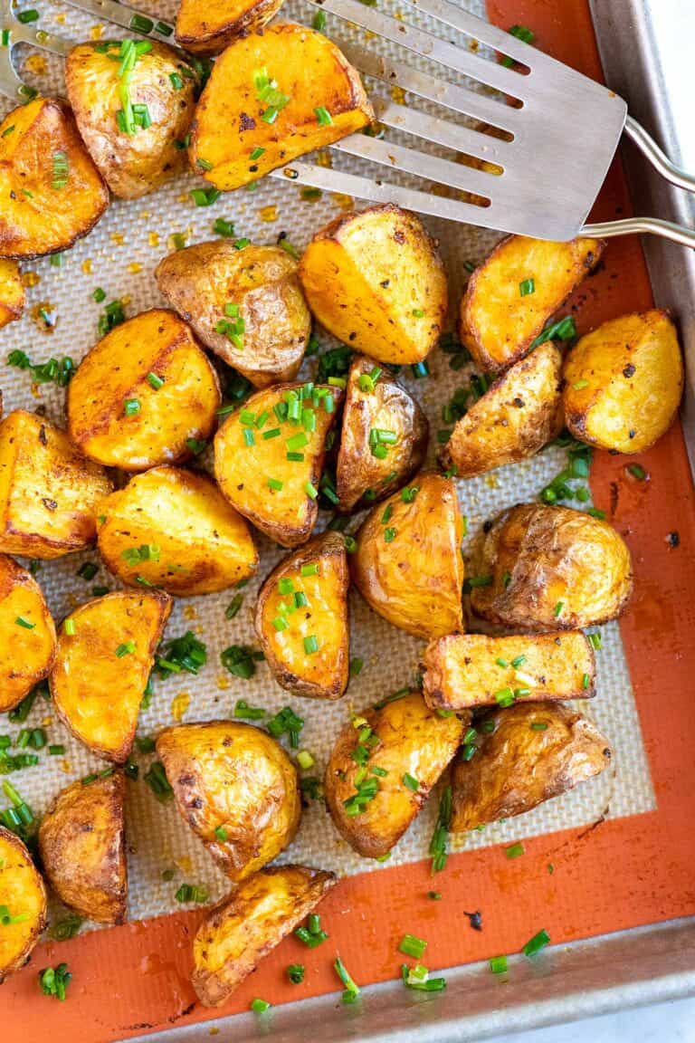 Our Favorite Crispy Roasted Potatoes - RecipeReservoir.com