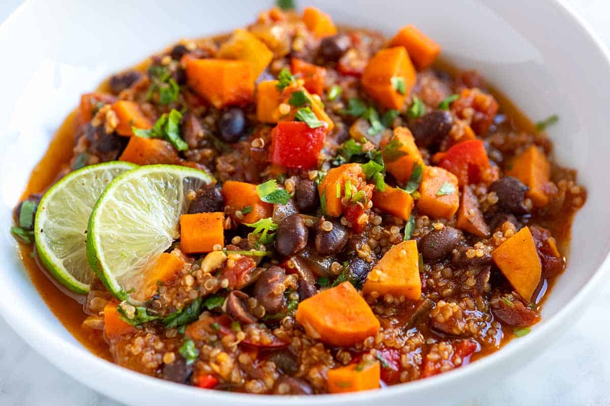 Homemade Vegetarian Quinoa Chili