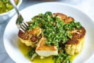 Chimichurri Cauliflower Steaks