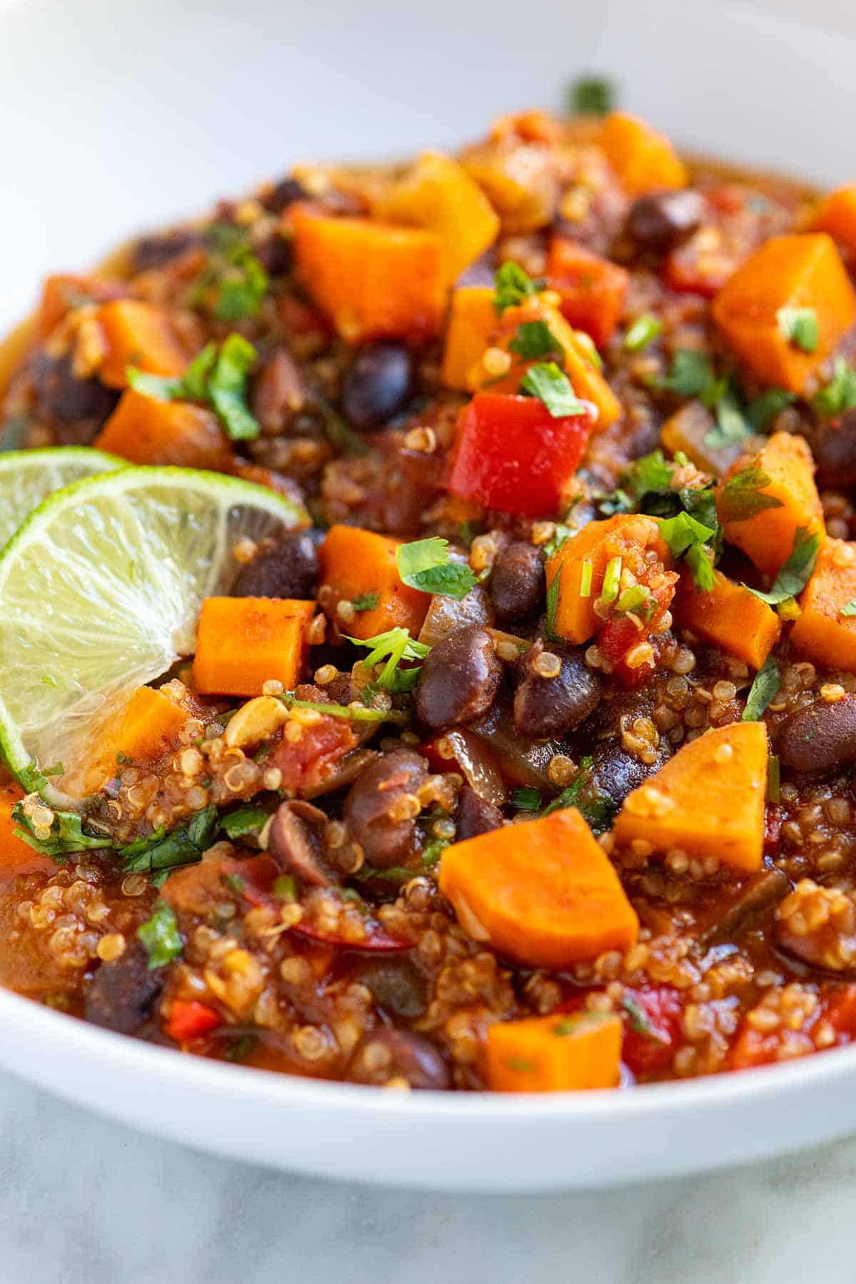 Homemade Vegetarian Quinoa Chili