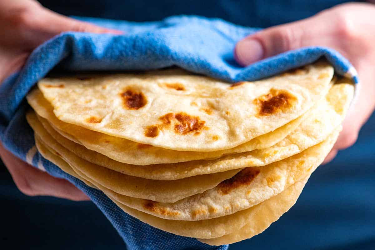 Homemade Soft Flour Tortillas