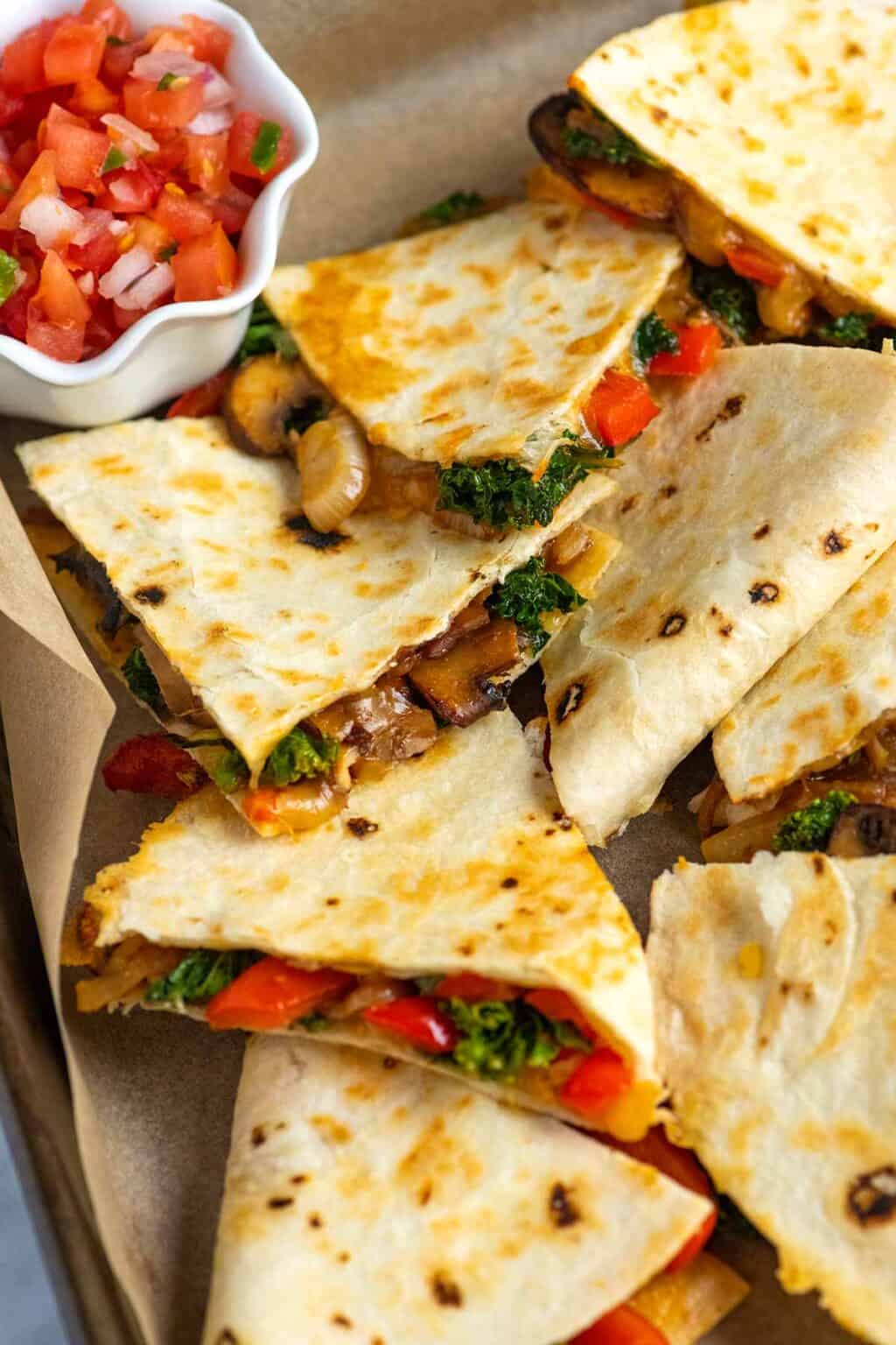 The Best Vegetable Quesadillas