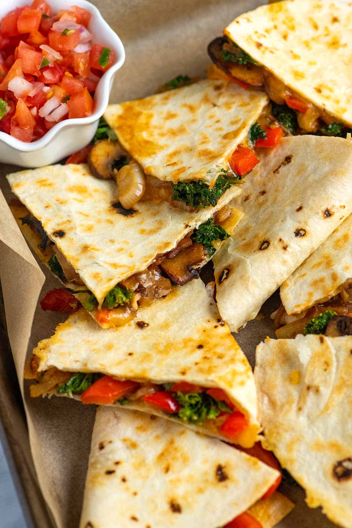 Vegetable Quesadillas