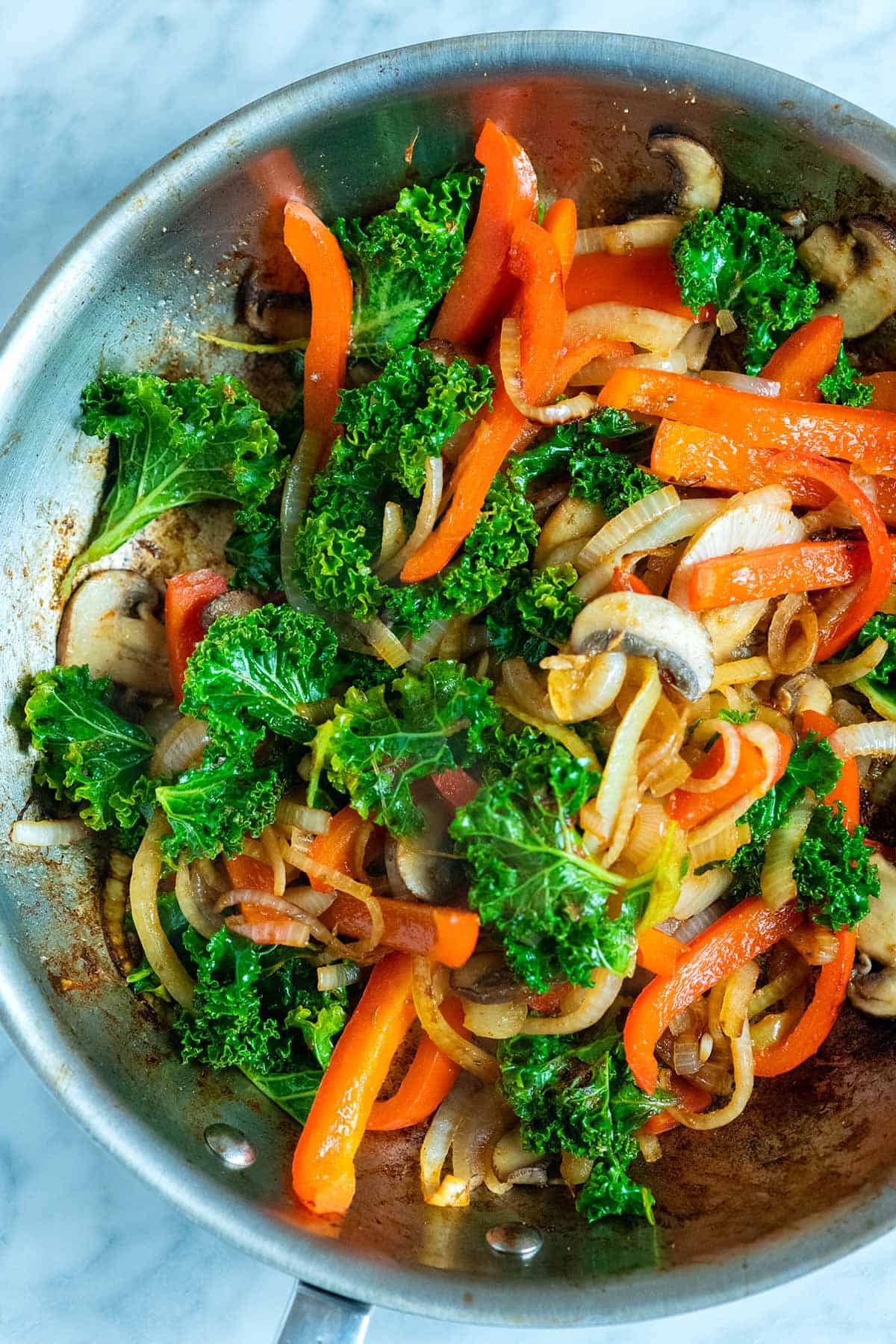 Vegetable filling for quesadillas