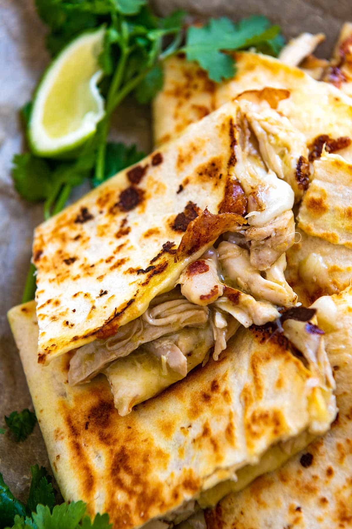 Cheesy Chicken Quesadillas