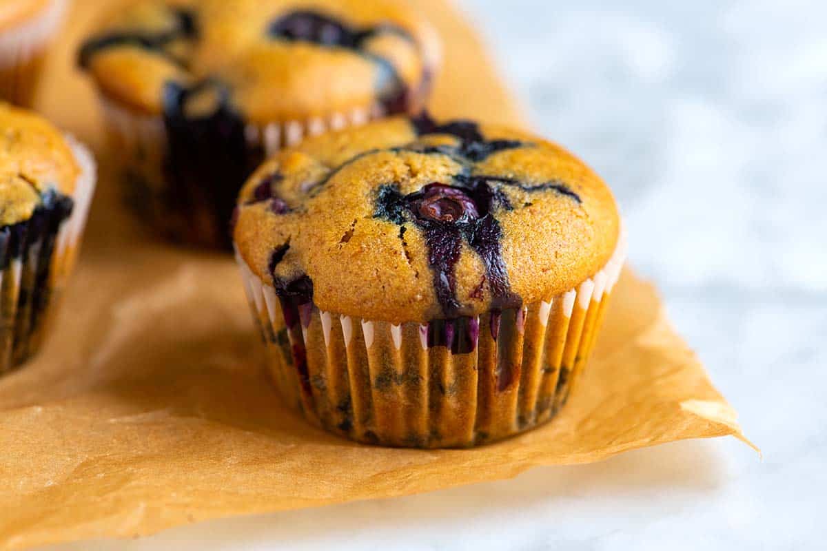 Vegan Blueberry Muffins