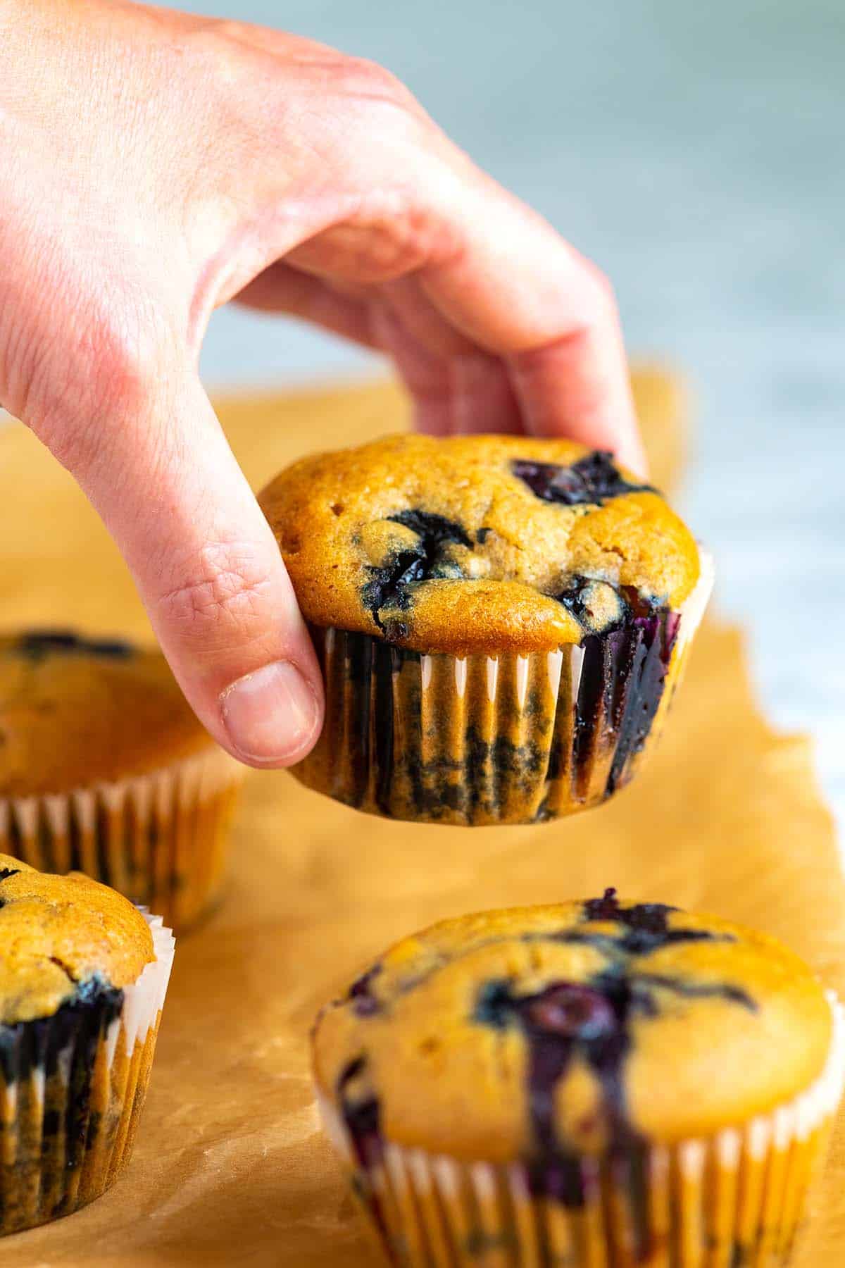 Vegan Blueberry Muffins