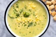 Easy Broccoli Cheddar Soup