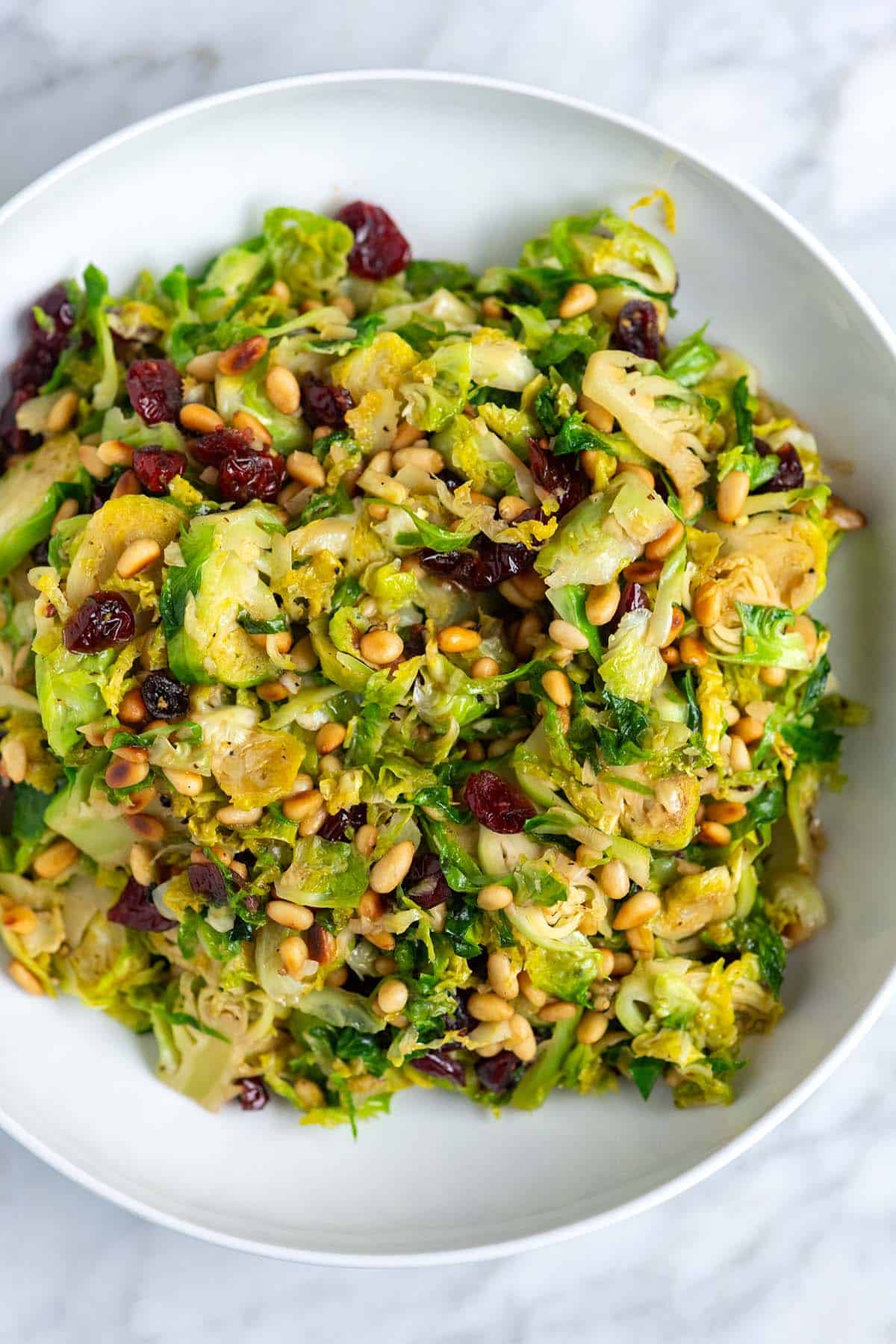 Chopped Brussels sprouts