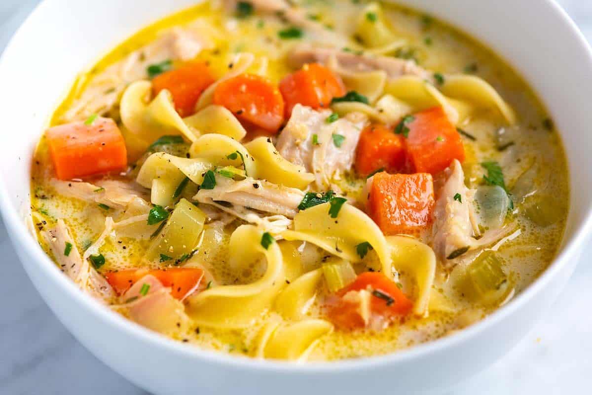 Our Favorite Creamy Chicken Noodle Soup