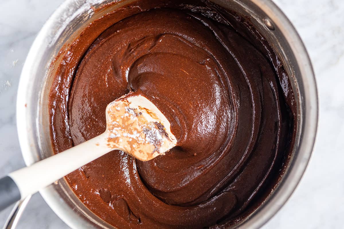 Brownie batter