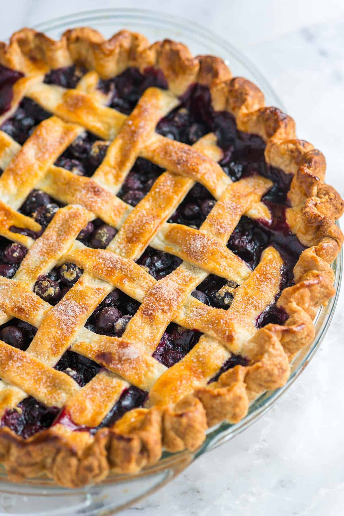 Easy Blueberry Pie Recipe - She Wears Many Hats