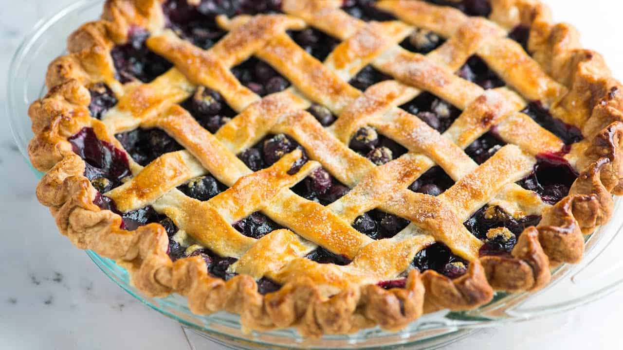 Easy Blueberry Pie Recipe - She Wears Many Hats