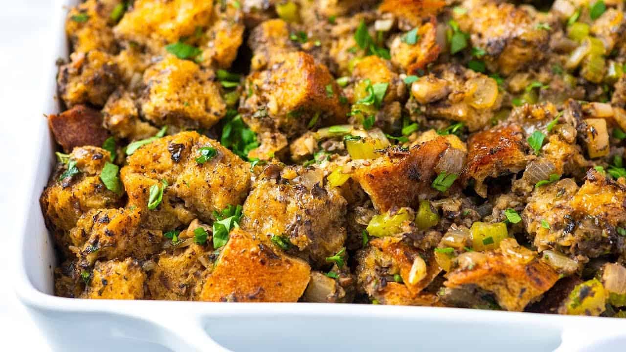 Mushroom Stuffing Recipe Video