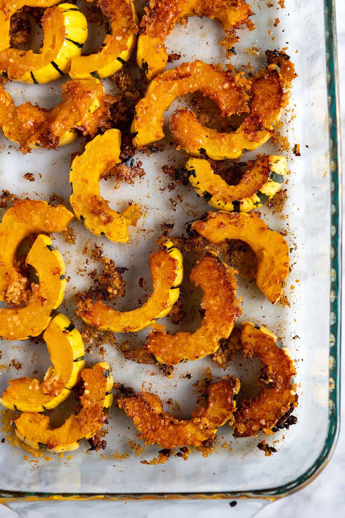 Roasted Delicata Squash Slices