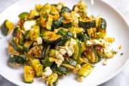 Garlic Roasted Zucchini