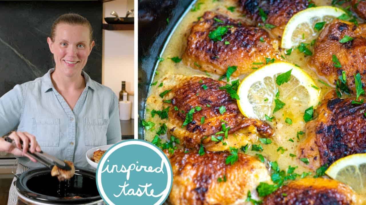 Slow Cooker Chicken Thighs Recipe Video