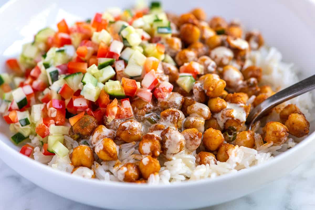 Curried Chickpea Bowls