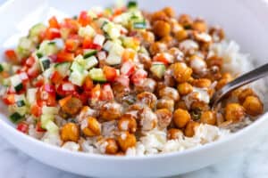 Curried Chickpea Salad Bowls