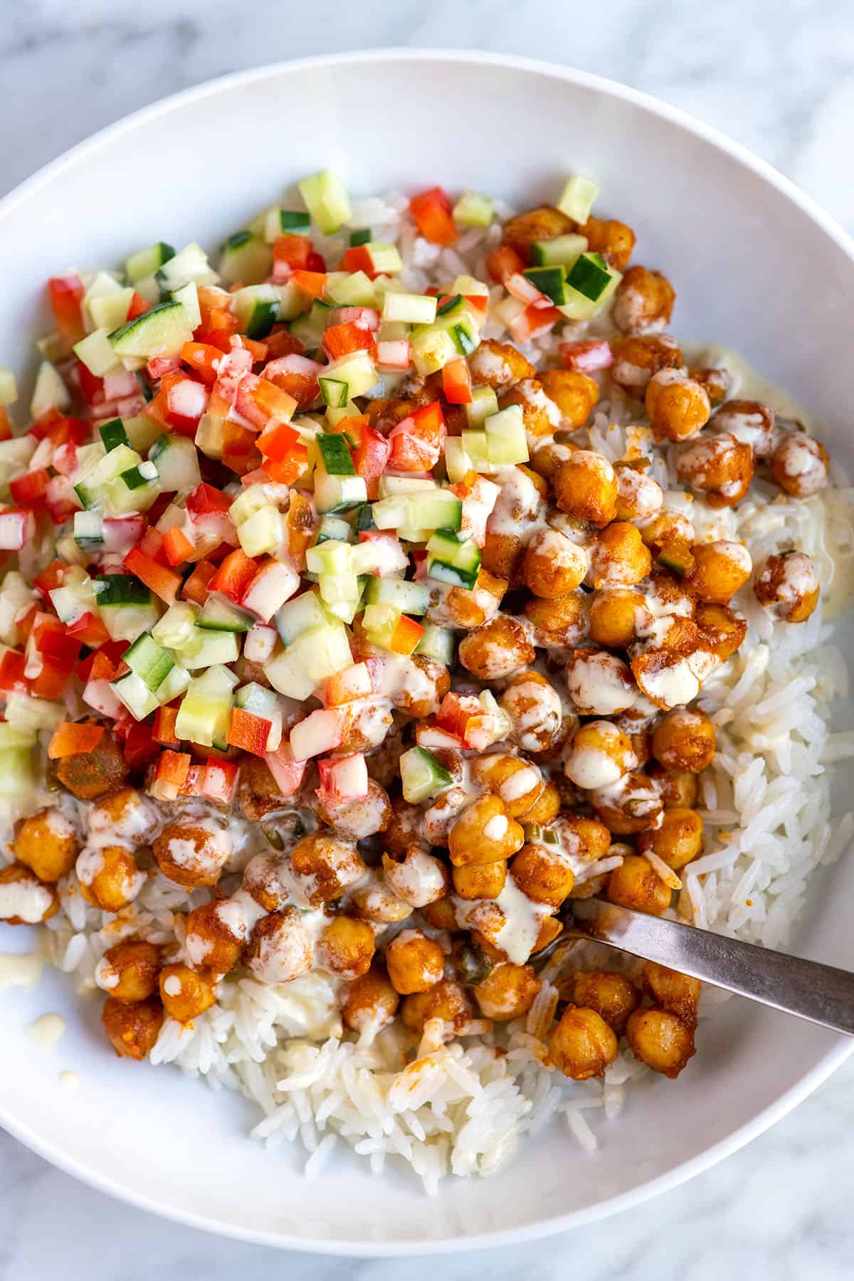 Curried Chickpea Bowls
