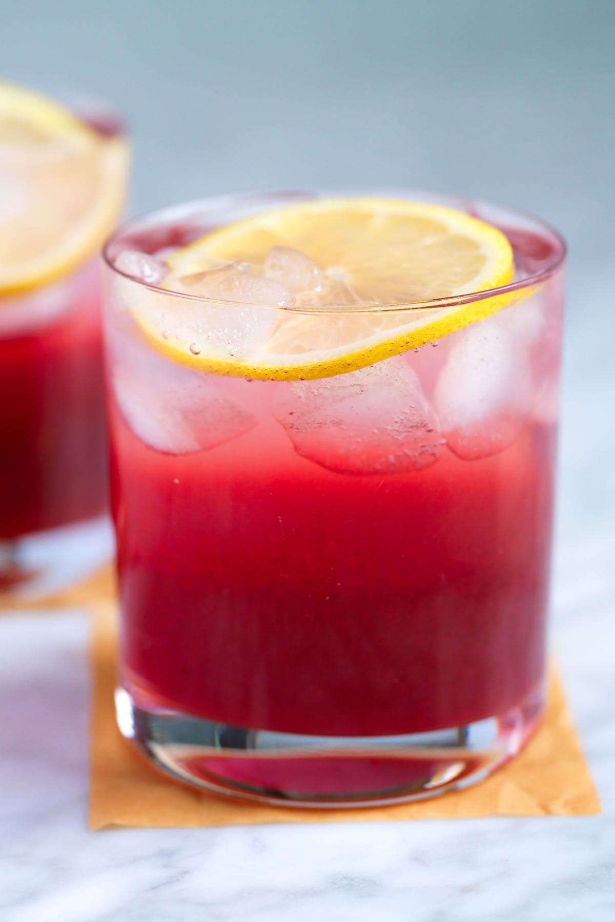 Ginger Hibiscus Mocktails