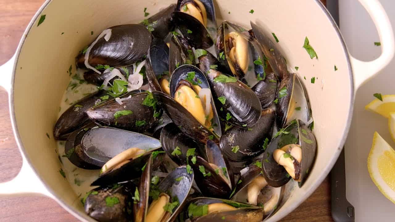 Steamed Mussels Recipe Video