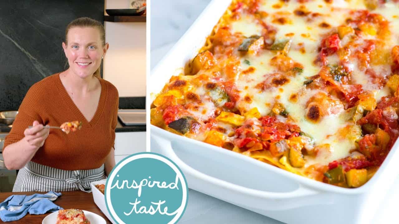 Vidéo de recette de lasagne aux légumes
