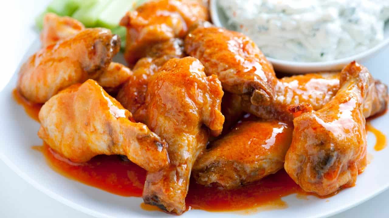 Crispy Baked Hot Wings