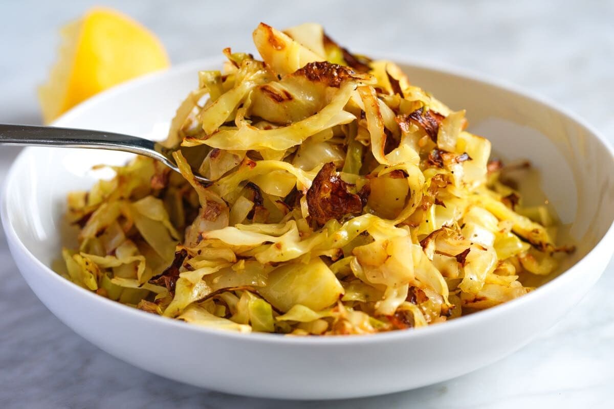 Quick Easy Roasted Cabbage