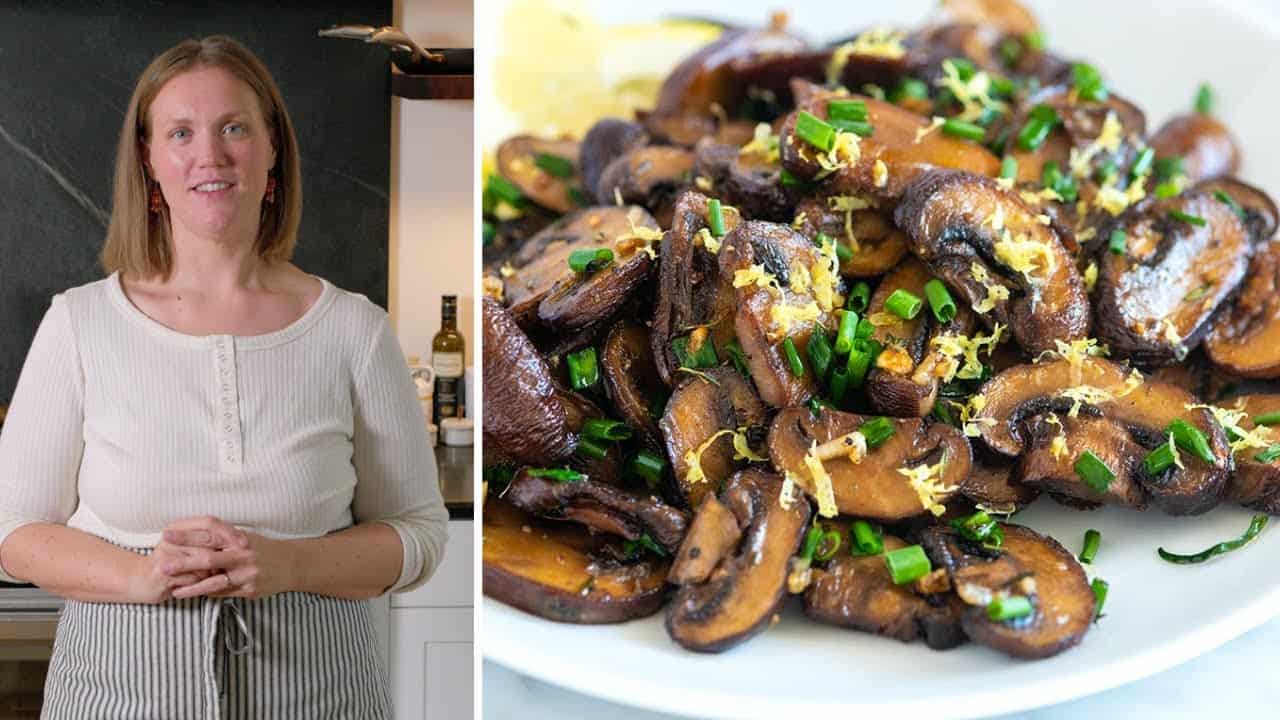 Vidéo de recette de champignons rôtis