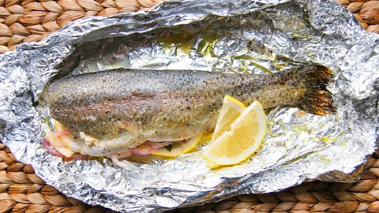 Easy Oven Baked Trout