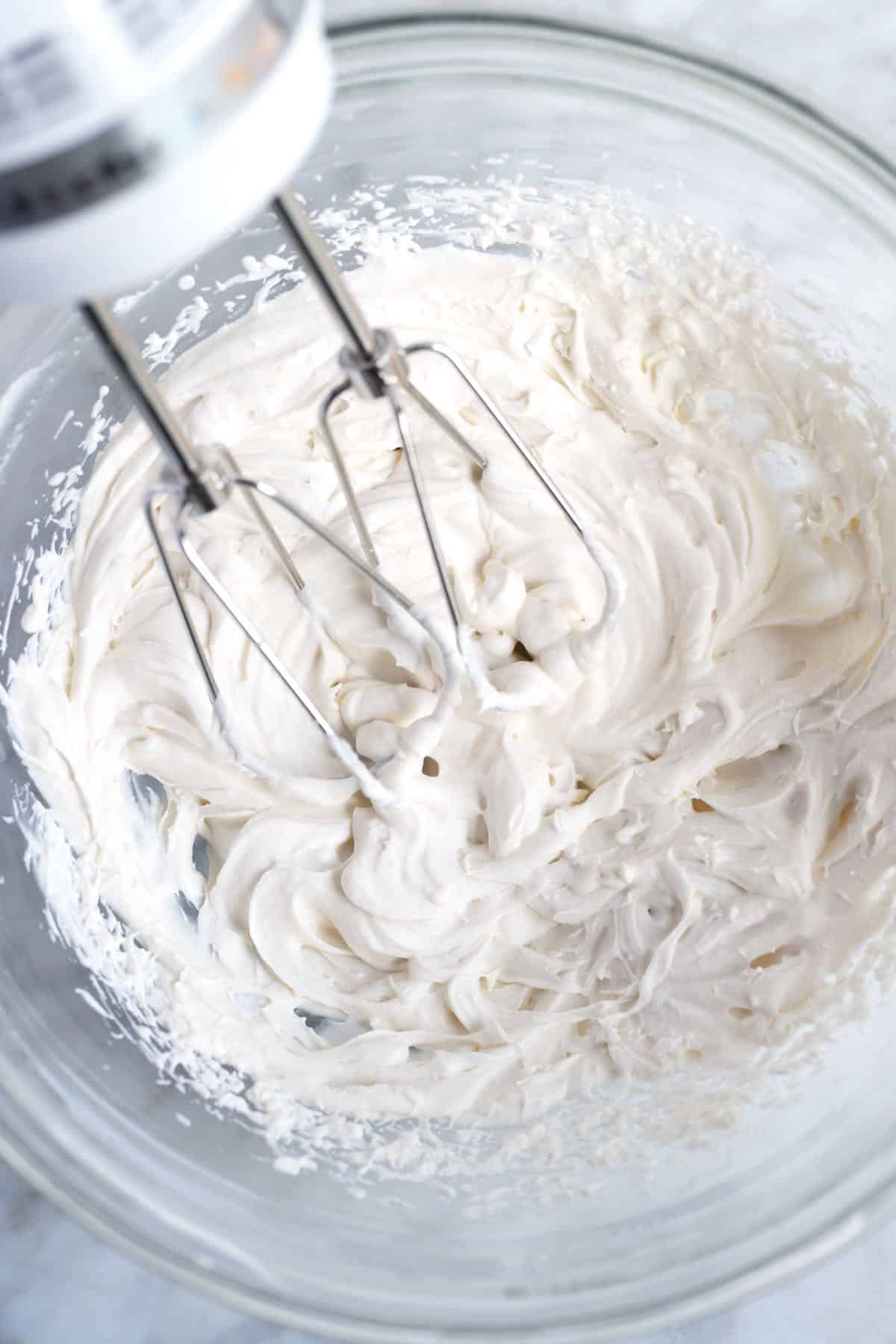 Whipping coconut cream for coconut whipped cream