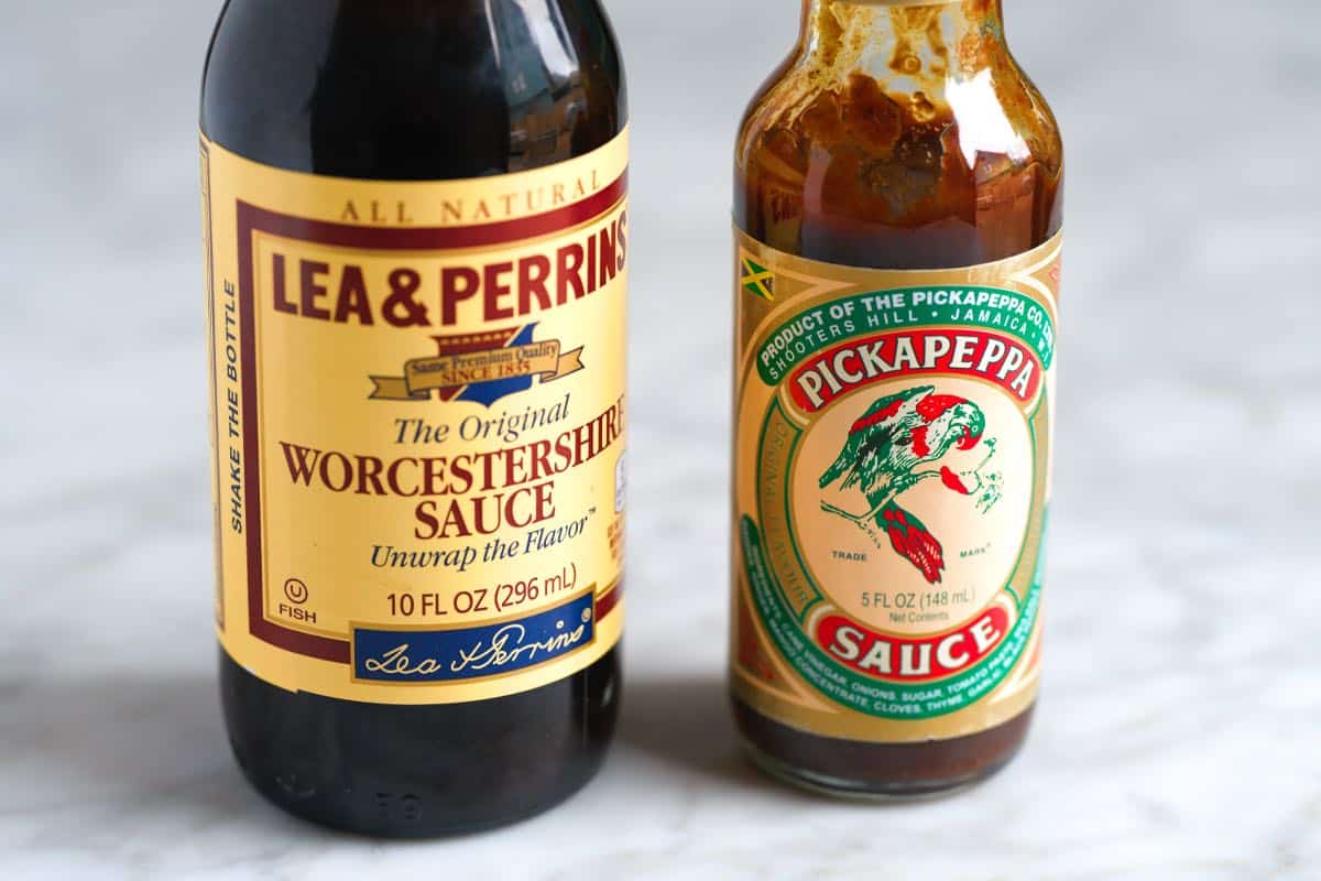 Worcestershire sauce vs. Pickapepper sauce