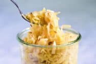 Quick Homemade Sauerkraut