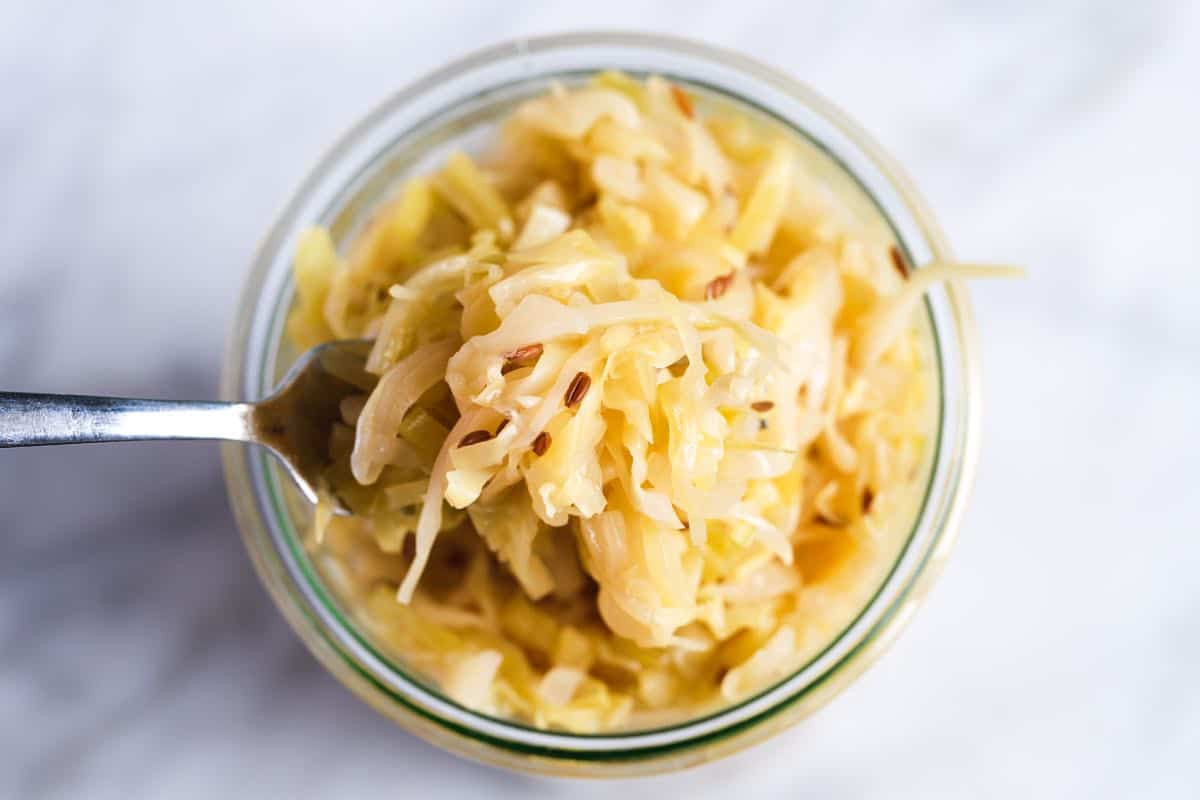 Homemade Fresh Sauerkraut