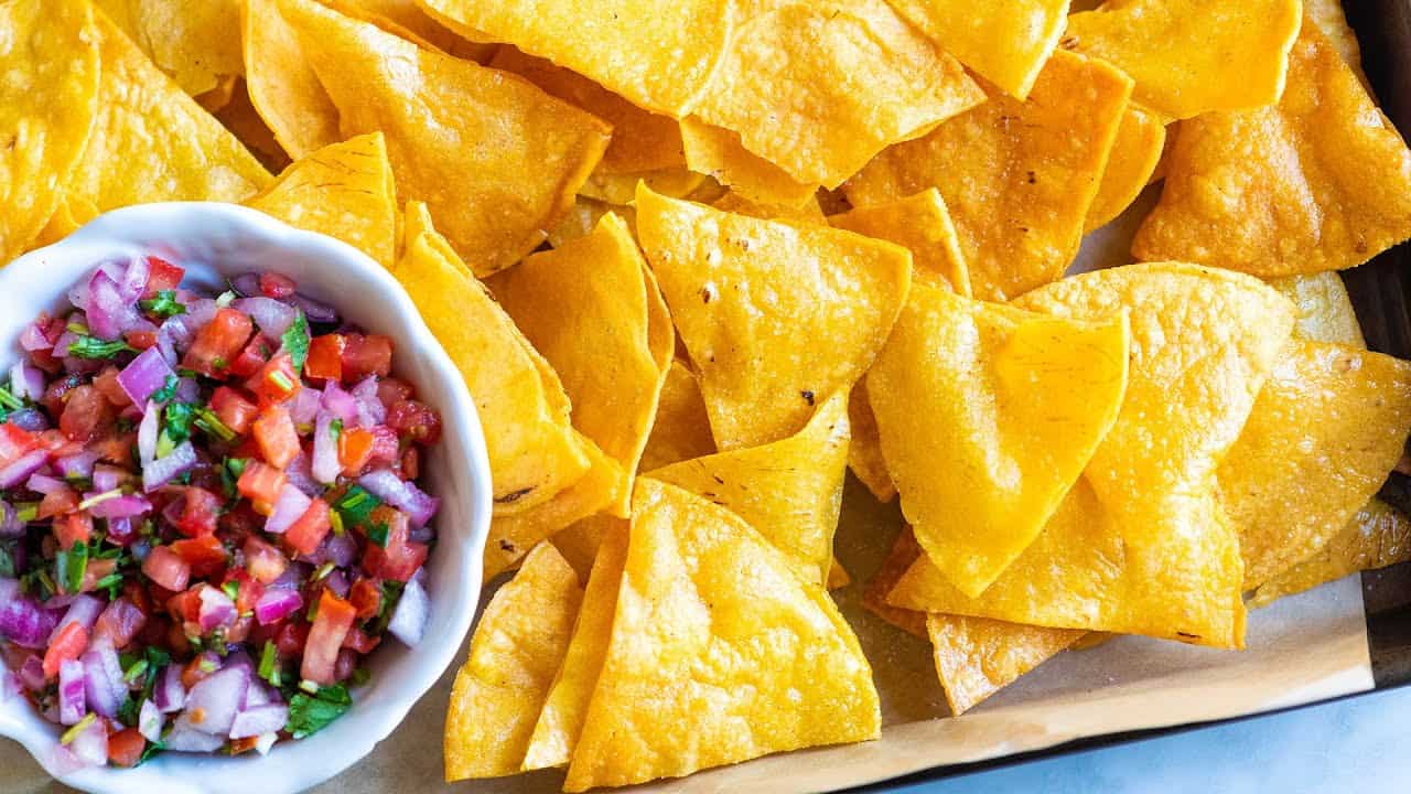 Easy Tortilla Chips (Fried or Baked)