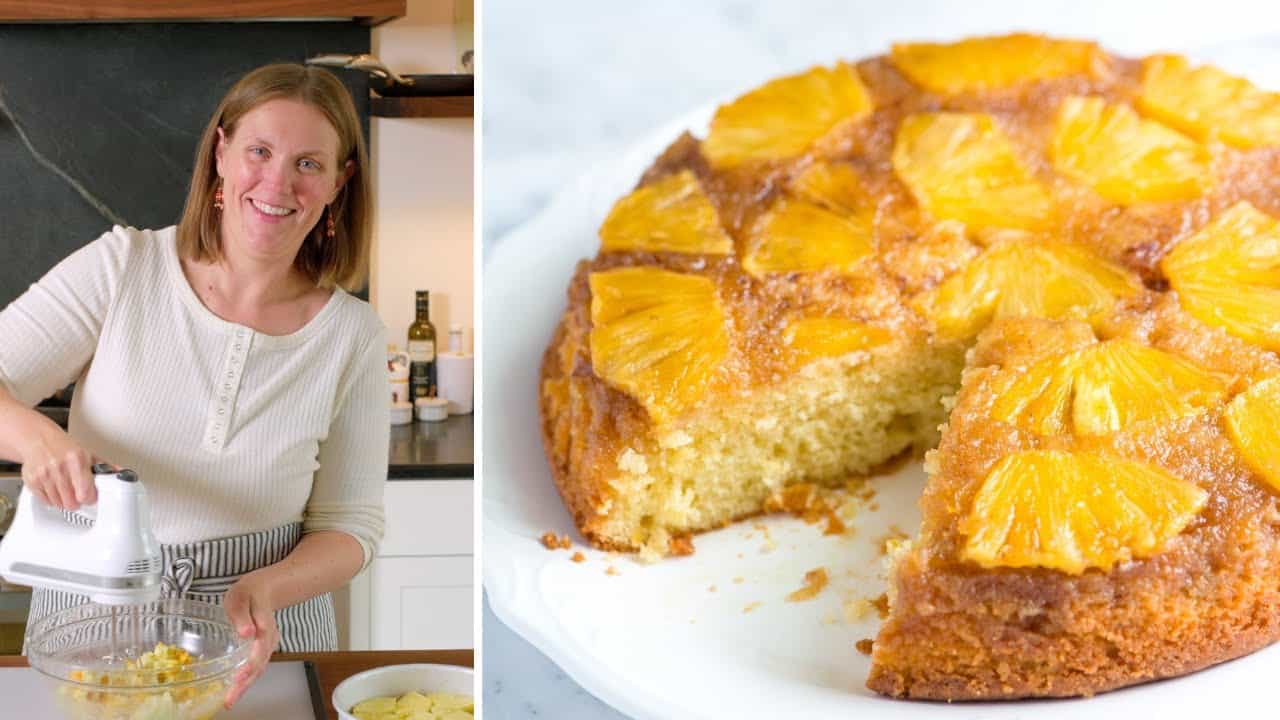 Pineapple Upside Down Cake Recipe Video