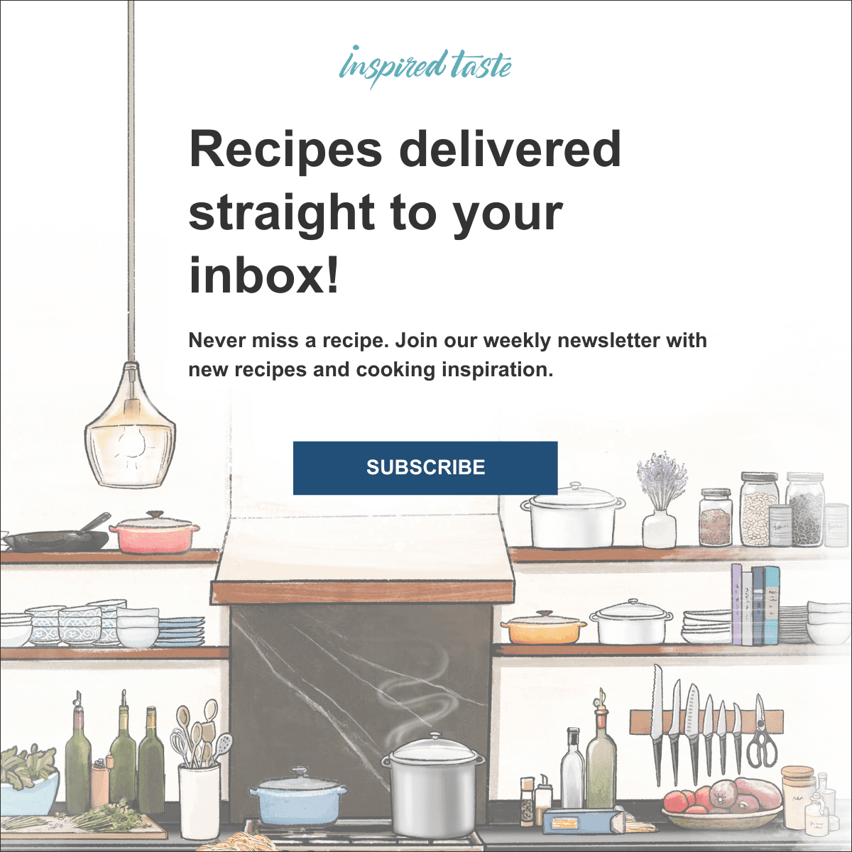 Inspired Taste Newsletter Signup